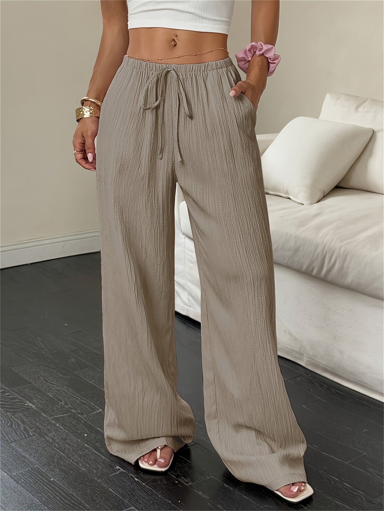 Mayfair pants, wide and elegant cut