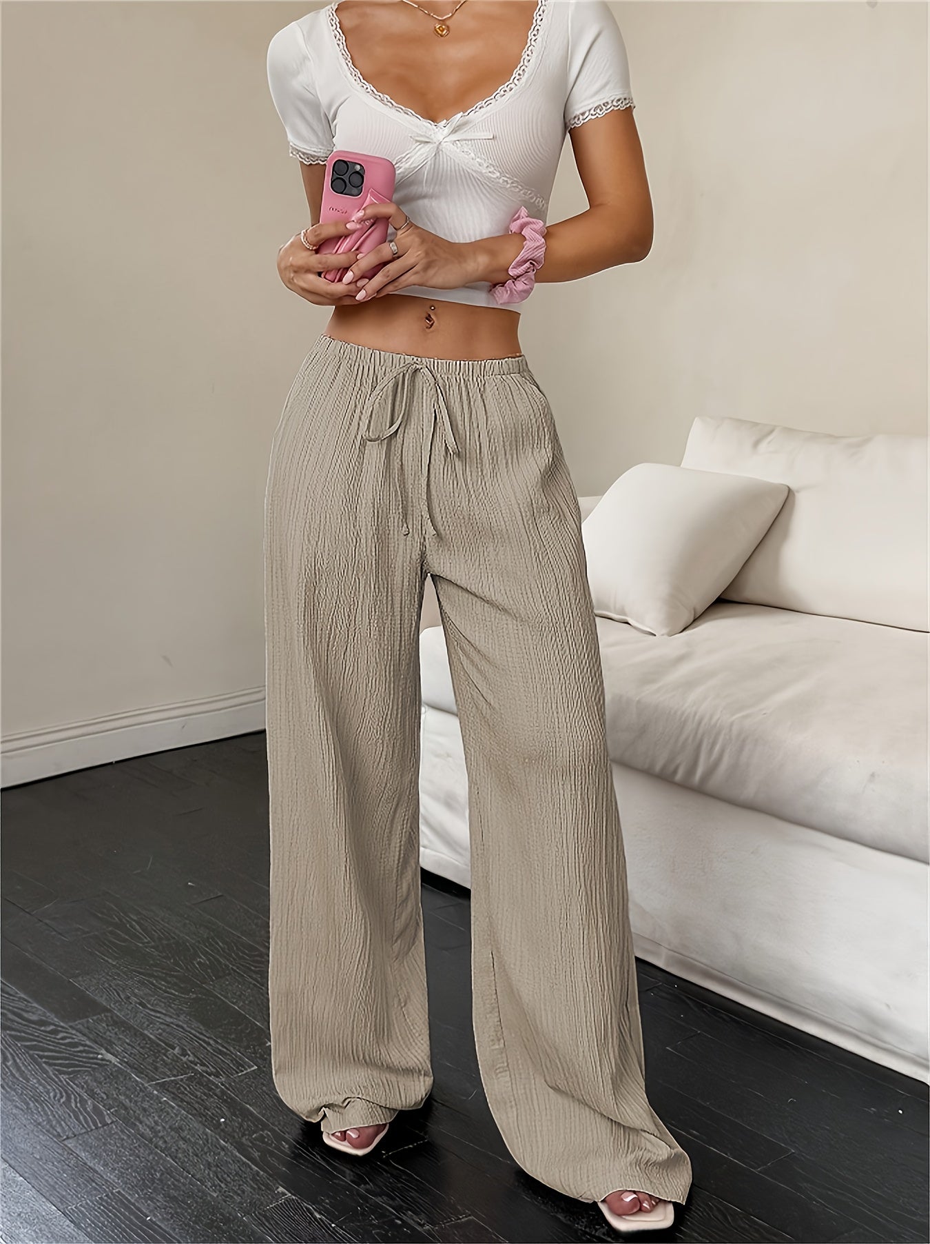 Mayfair pants, wide and elegant cut