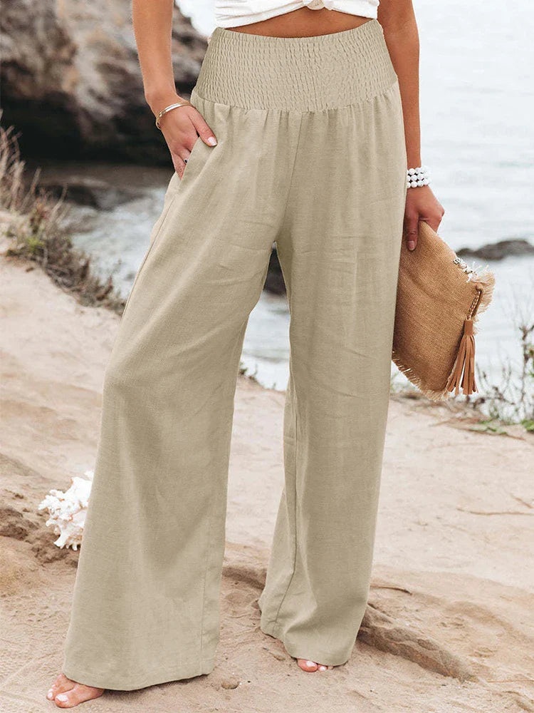 Essential Wide Leg High Waist Trousers, Timeless Style