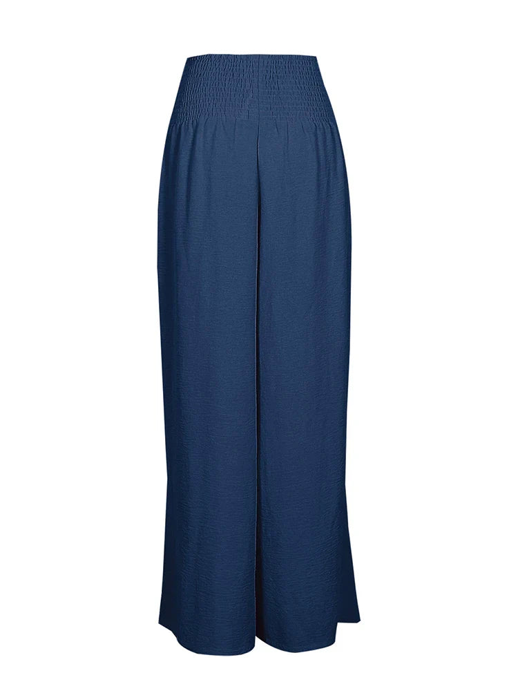 Essential Wide Leg High Waist Trousers, Timeless Style