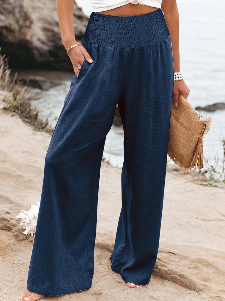 Essential Wide Leg High Waist Trousers, Timeless Style