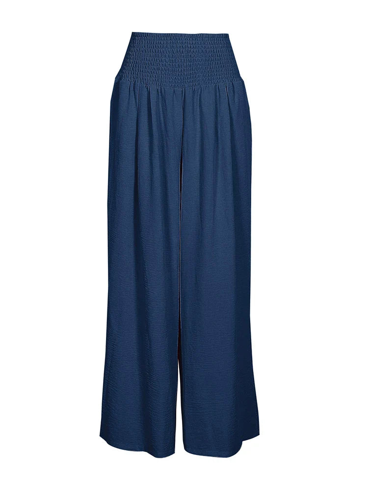 Essential Wide Leg High Waist Trousers, Timeless Style